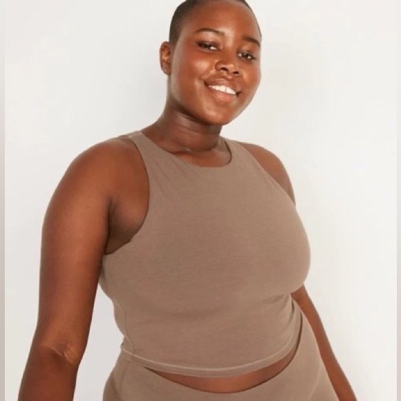 NWOT! Play Clay Light Support PowerChill Longline Sports Bra Tank  💕 - Picture 3 of 4